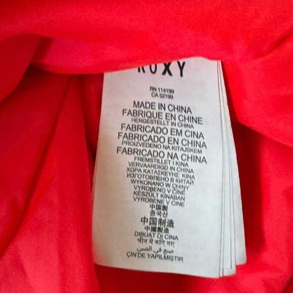 Roxy Jetty Pink/White/Black Leopard Print Technical Snow/Ski Jacket Sz S - Picture 10 of 12